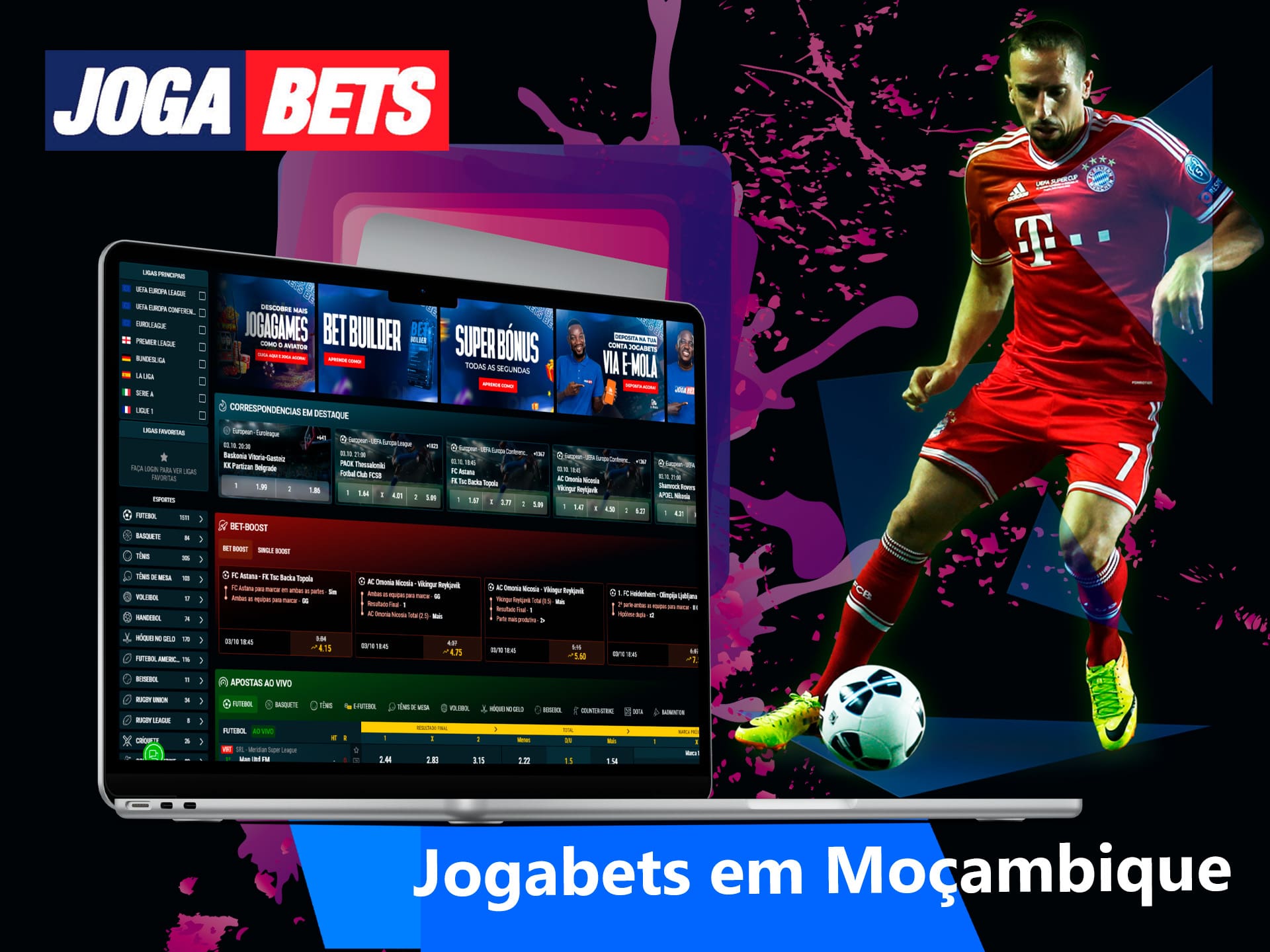 As melhores apostas desportivas e de casino no Jogabets